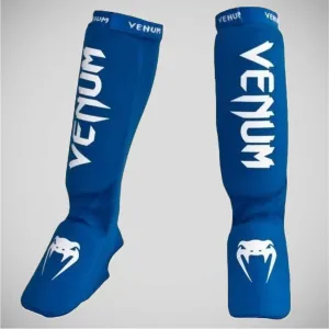 Blue Venum Kontact Shin Instep Guards