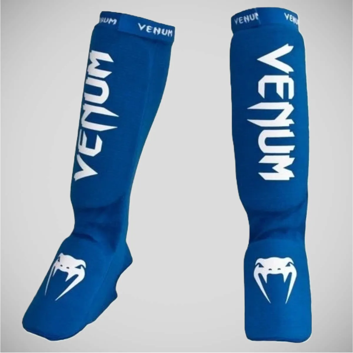 Blue Venum Kontact Shin Instep Guards